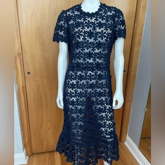 Floral Lace Dress Michael Kors Floral Midi Dresses Buy Lipsy Green